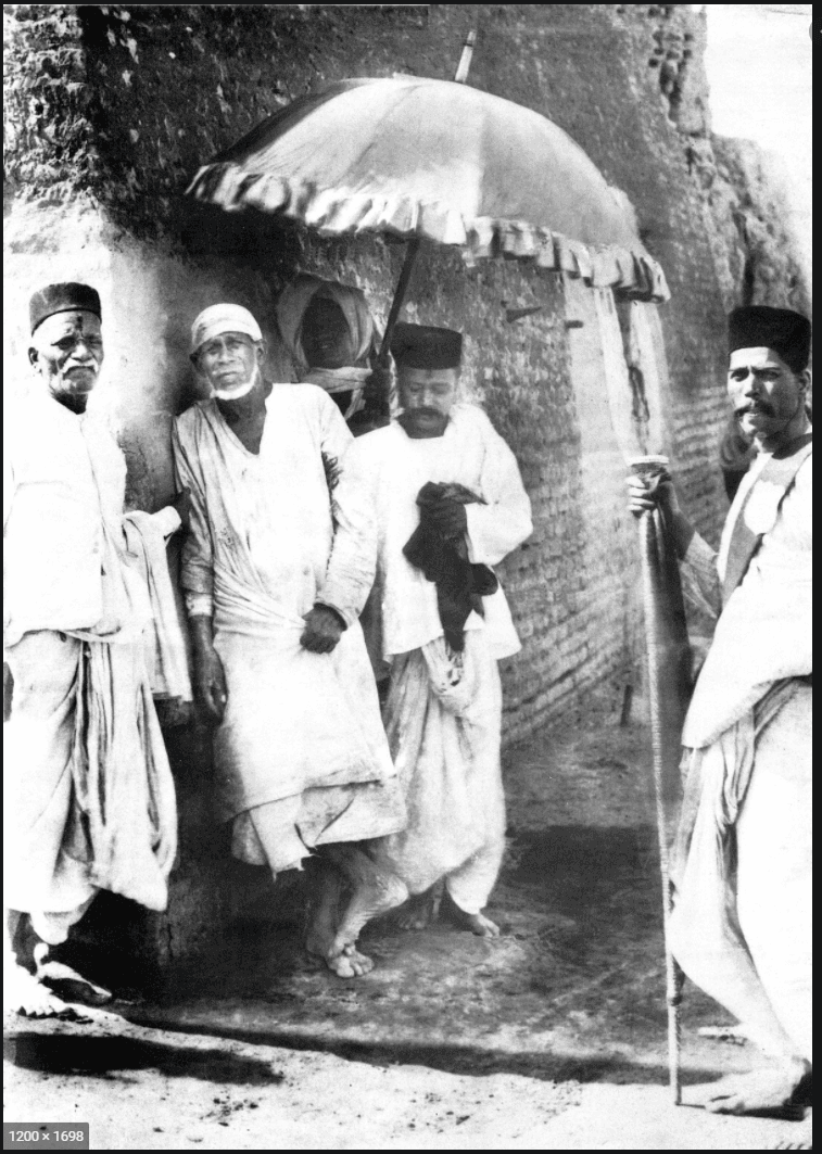 Historic photograph of Shri Shirdi Sai Baba
